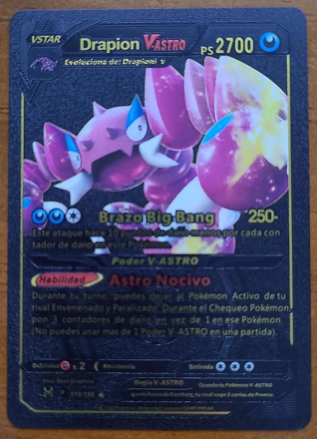 Carta Pokémon Drapion VSTAR PS 2700