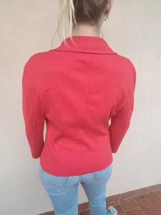 Giacca Blazer Benetton Rossa
