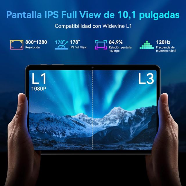 Tablet 10 Android 18GB+128GB + Accesorios