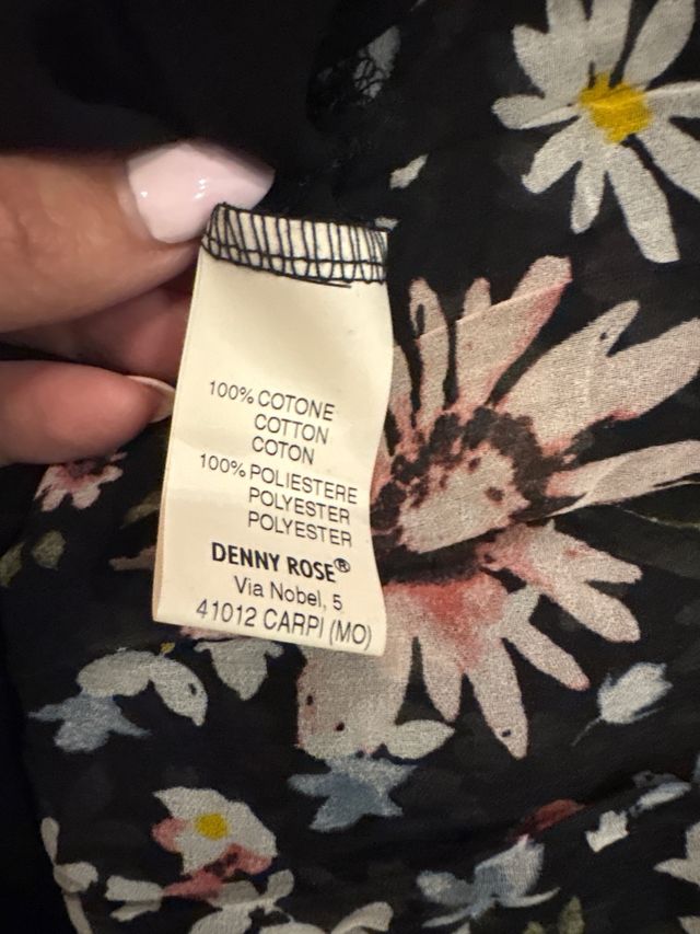 Vestido Denny Rose palabra de honor floral