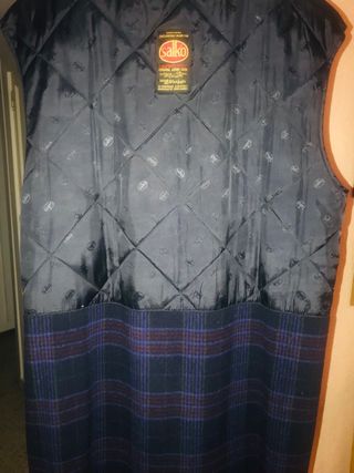 Abrigo Loden Vintage Hombre Doble Forro