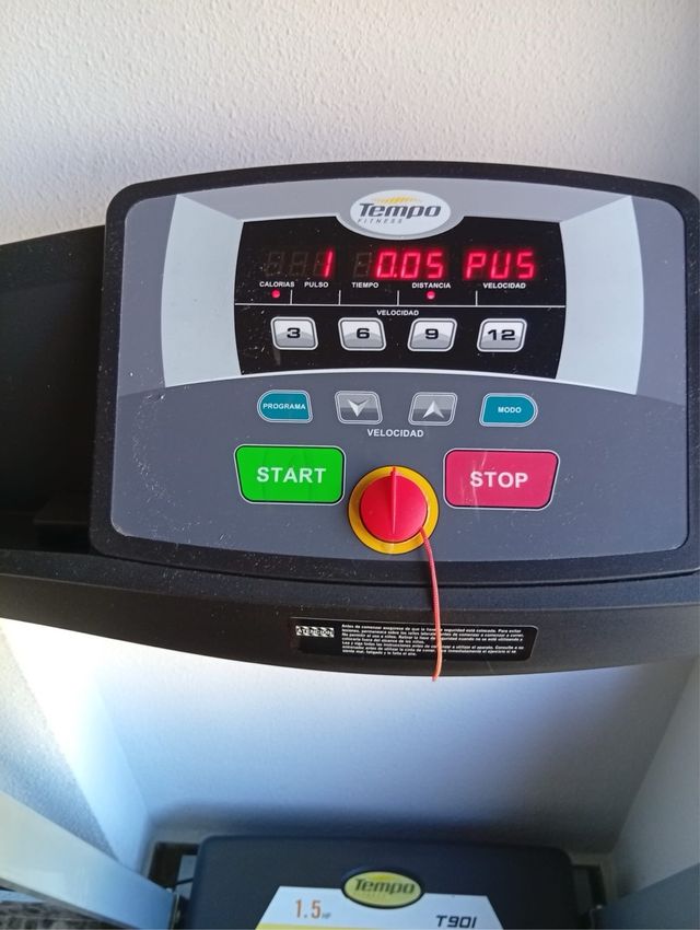 Cinta de Correr Tempo T90I 1.5 HP