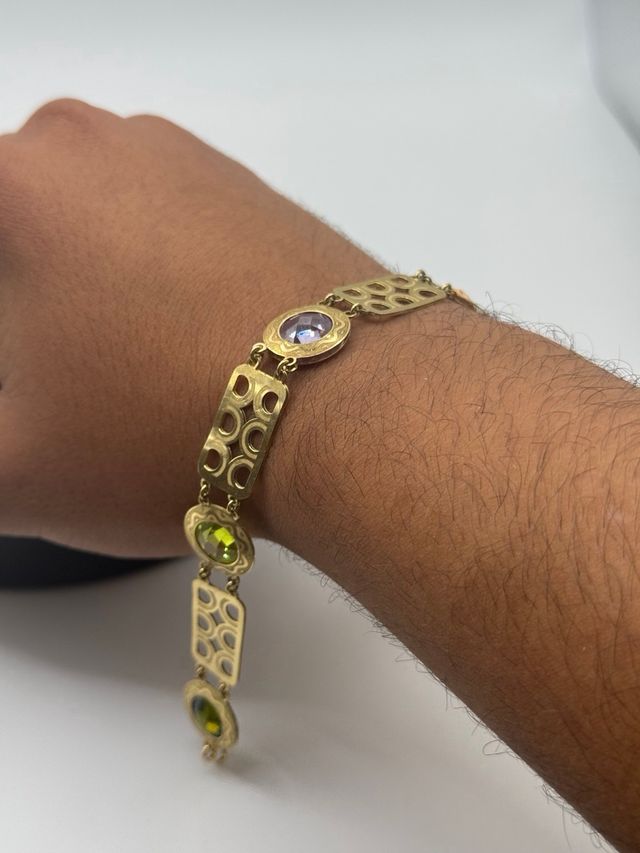 Ref283 Pulsera de oro de 18k de diseño