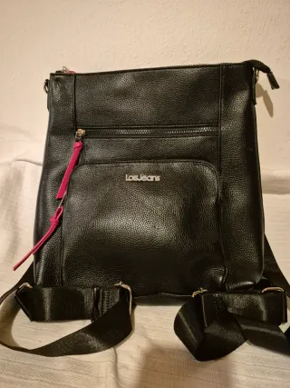 Mochila bandolera Lois negra