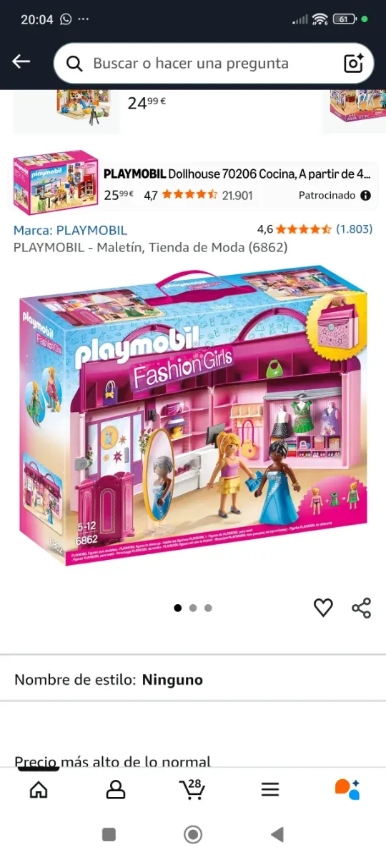 Playmobil 6862 Tienda de Moda Fashion Girls