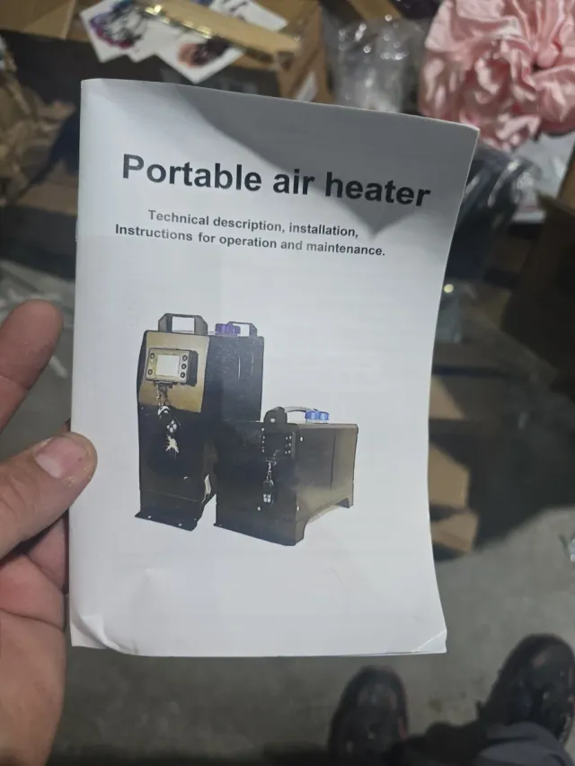 Calentador de aire portátil