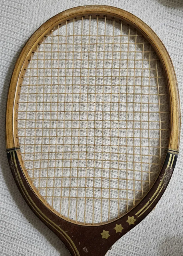 Raqueta Tenis Vintage Rucanor Madera años 70-80