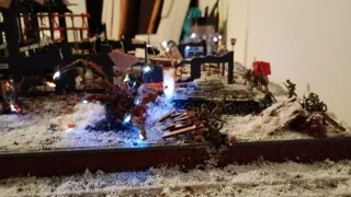 Diorama 2a Guerra Mondiale - Stalingrado con Teca