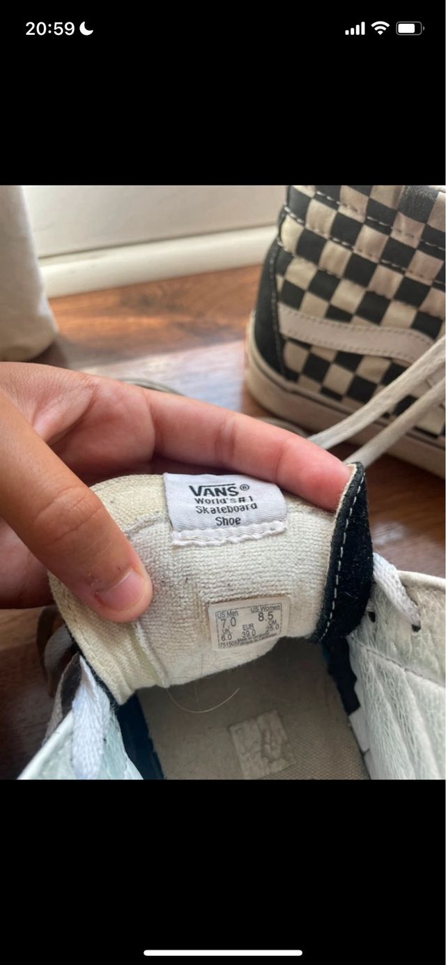 Zapatillas Vans Checkerboard Altas