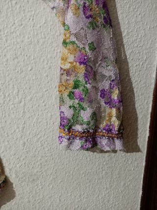 Blusa floral encaje talla única