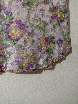 Blusa floral encaje talla única