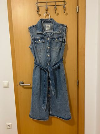 Vestido tejano Zara