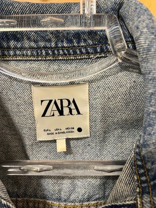 Vestido tejano Zara