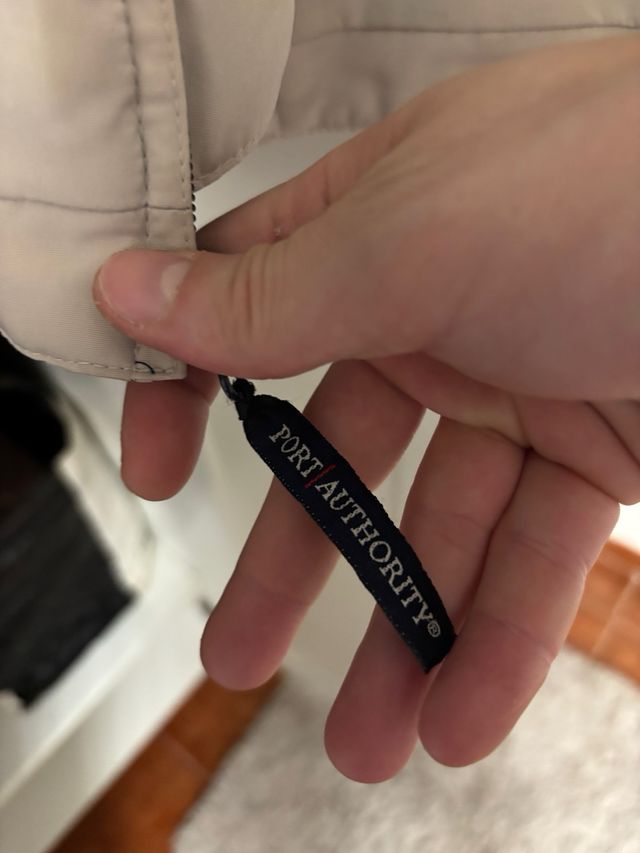 Chaqueta Maersk Beige y Azul