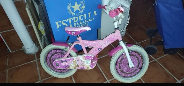 Bicicleta Infantil Barbie Glam