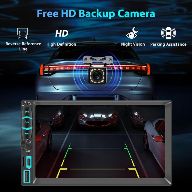 Radio Coche Doble DIN Nueva