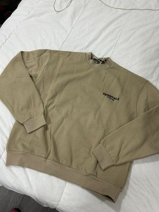 Sudadera Essentials Beige