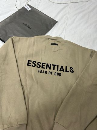Sudadera Essentials Beige