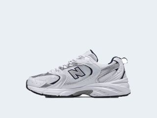 Zapatillas New Balance Blancas y Plateadas