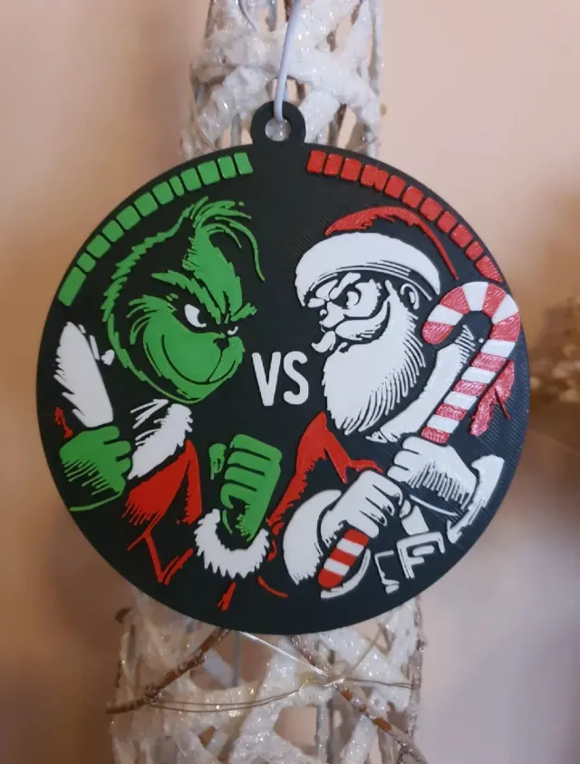 Adornos Grinch para árbol de Navidad (4 unidades)