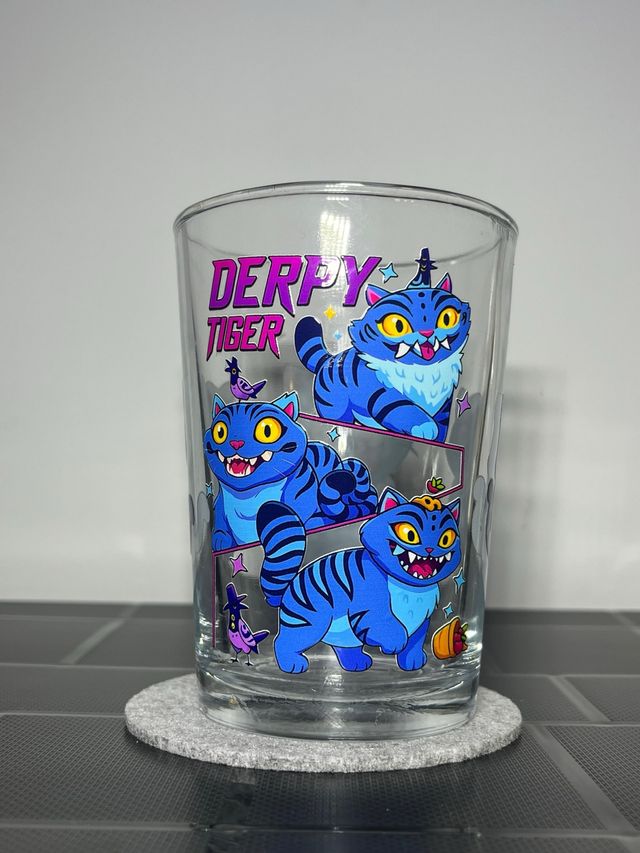 Vaso Derpy Tiger guerreras kpop
