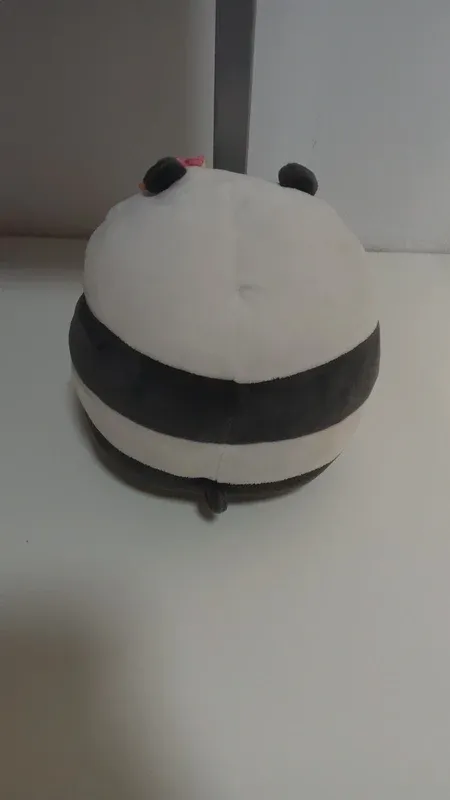 Peluche panda redondo suave