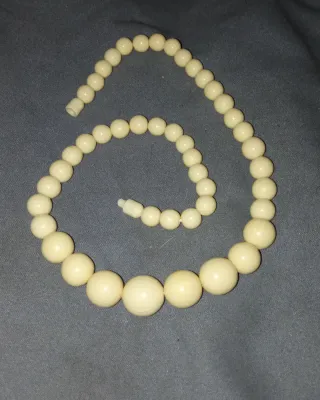 Collana tinta Avorio Vintage