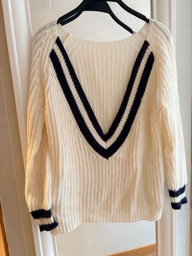 Jersey Pico Rayas Navy