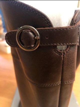 Stivali Samsonite in pelle marrone