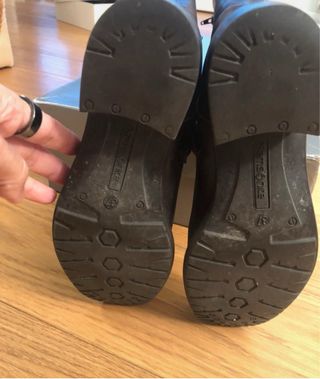 Stivali Samsonite in pelle marrone