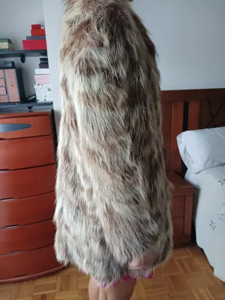 Chaquetón de piel mujer