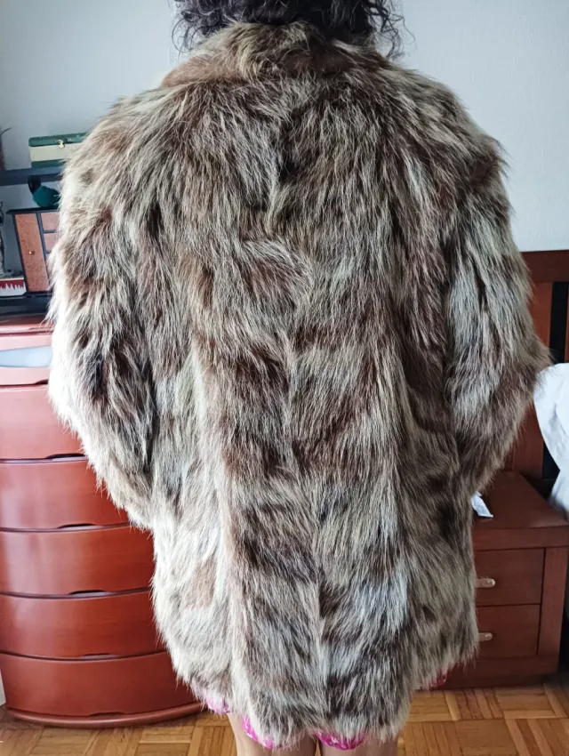 Chaquetón de piel mujer