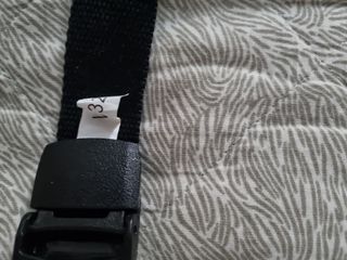 Cintura nera con fibbia