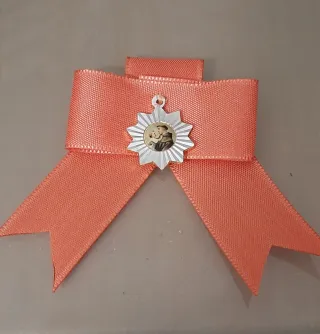 Caramba Fallera naranja discreto-coral y Plateada