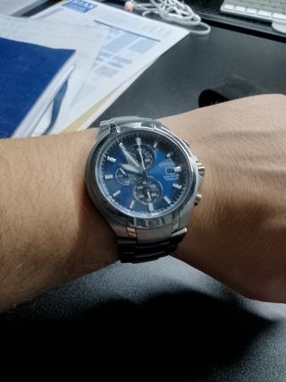 Reloj Citizen Eco-Drive Titanium Azul