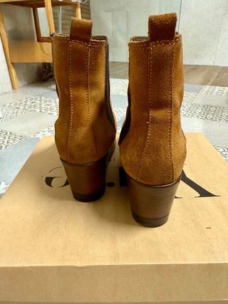 Botín Chelsea Yerse Cuña Marrón