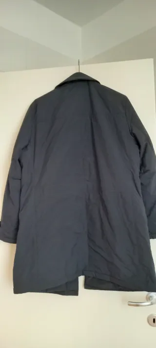 Cappotto trapuntato uomo blu scuro