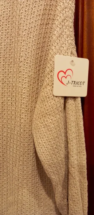 Jersey mujer beige talla única