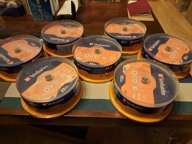 DVD-R Verbatim 4.7 GB 16x 120 min 25 Unità