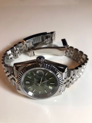 Seiko Mod - DateJust Verde Oliva