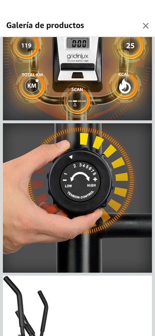 Elíptica Gridinlux Trainer Eliptic 1500