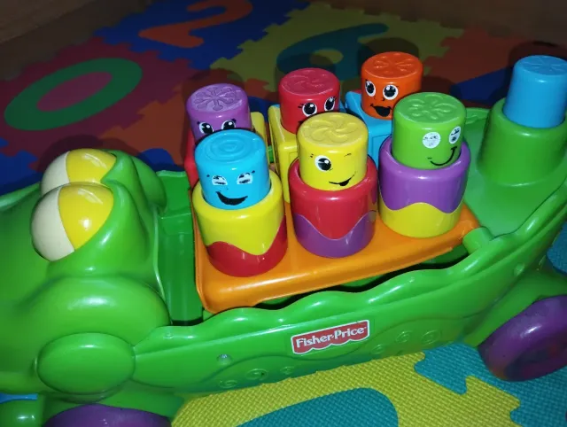 Lote 2 Juguetes Cocodrilo Fisher-Price