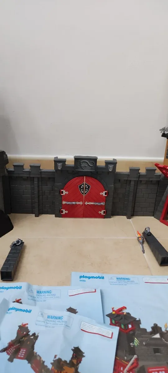 Playmobil 5479+ 5480+5480+6351+6351 Dragón Fortale