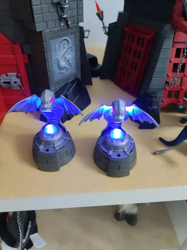 Playmobil 5479+ 5480+5480+6351+6351 Dragón Fortale