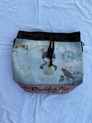 Bolso Sweet Candy Dibujo Niña y Pájaro