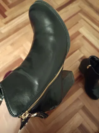 Botín negro mujer tacón