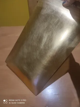 Centrotavola decorativo limoni oro