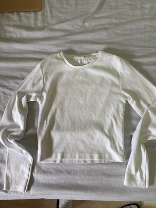 Camiseta manga larga blanca