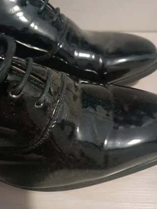 Zapatos de vestir charol negros