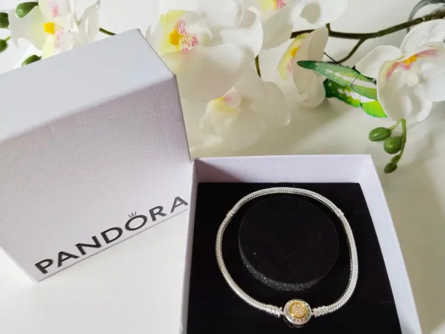 Pulsera Pandora Plata y Oro